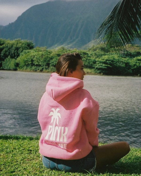 Classic Puff Hoodie in Raspberry