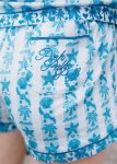Pink Palm Pajamas in Seabreeze