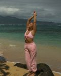 Puff Sweatpants in Pink