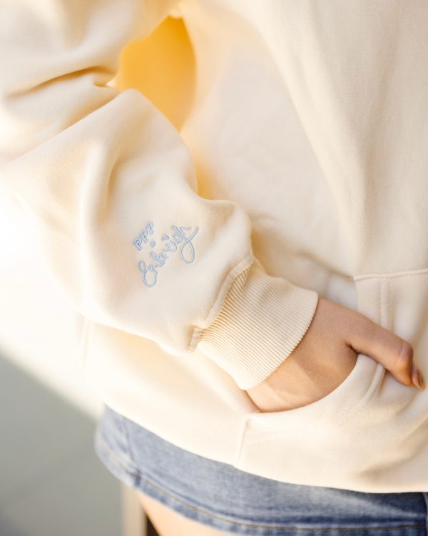 Live in the Moment Hoodie in Sand