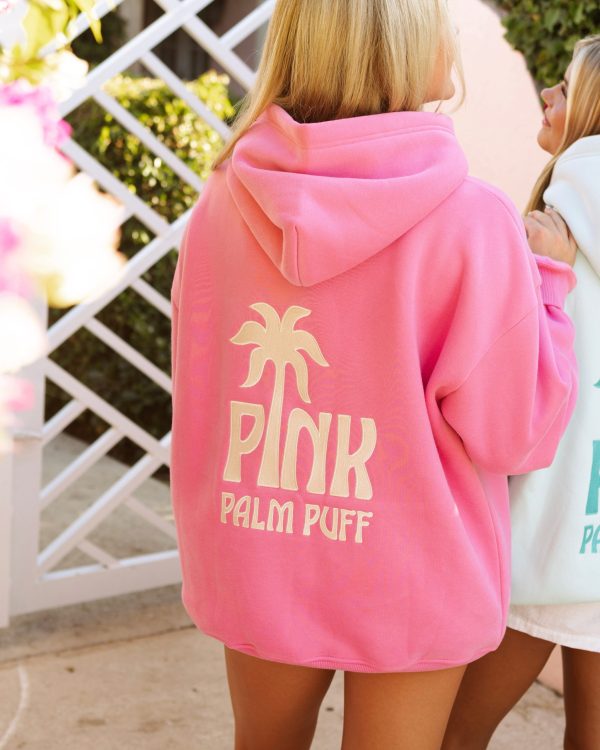 Classic Puff Hoodie in Raspberry