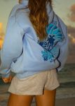 Everything Comes in Waves Hoodie in Blue
