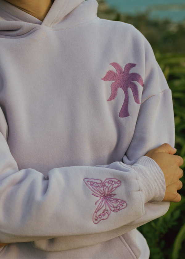 To Live For the Hope of it All Hoodie in Lilac