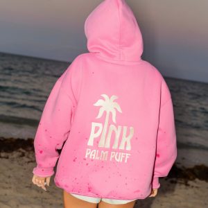 Classic Puff Hoodie in Raspberry