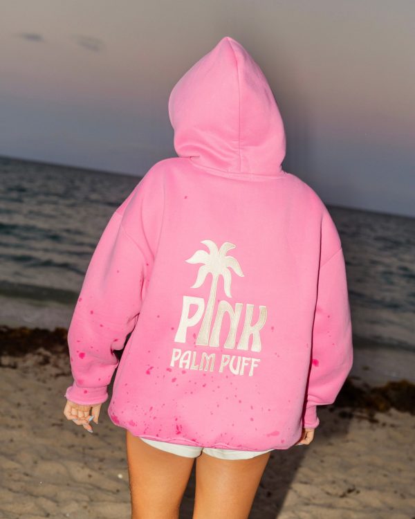 Classic Puff Hoodie in Raspberry